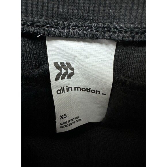 NWT All In Motion Women’s Black NEW Jogger Pants Sweatpants Soft Fleece Pull On - Picture 5 of 6